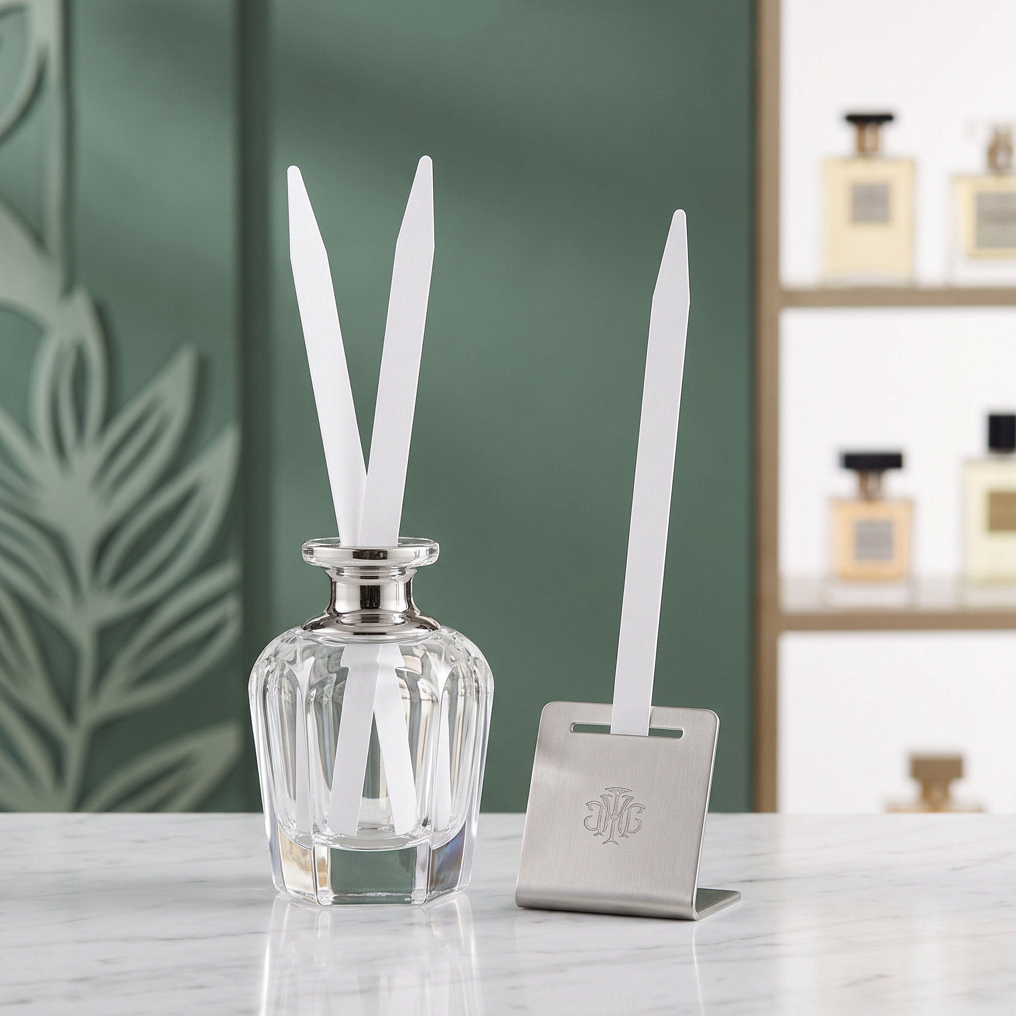 Perfume Fragrance Essential Oil - 100 ชิ้น แผ่นทดสอบกลิ่นน้ำหอม กระดาษทดสอบน้ำมันหอมระเหย แผ่นทดสอบกลิ่นอโรมาเธอราพี อุปกรณ์สำหรับการทดสอบการผสมน้ำมัน