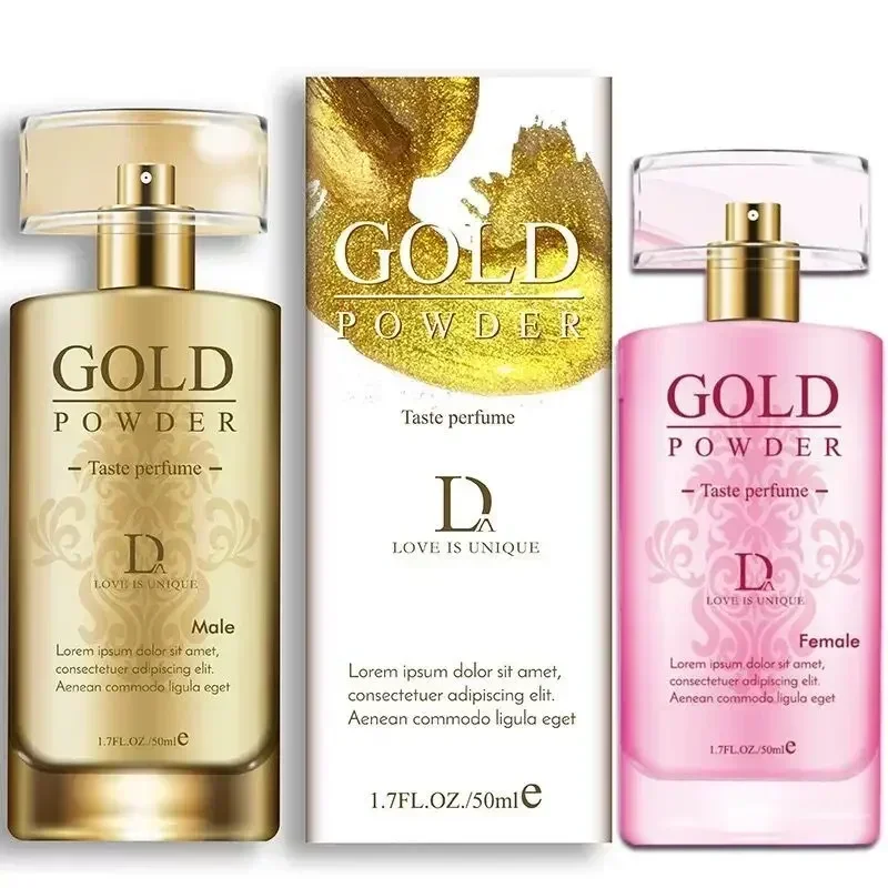 Perfume Fragrance Powder - น้ำหอมดูไอ์ โกลด์ พาวเดอร์ ฟลิร์ตติ้ง สำหรับผู้ชายและผู้หญิง คู่รัก