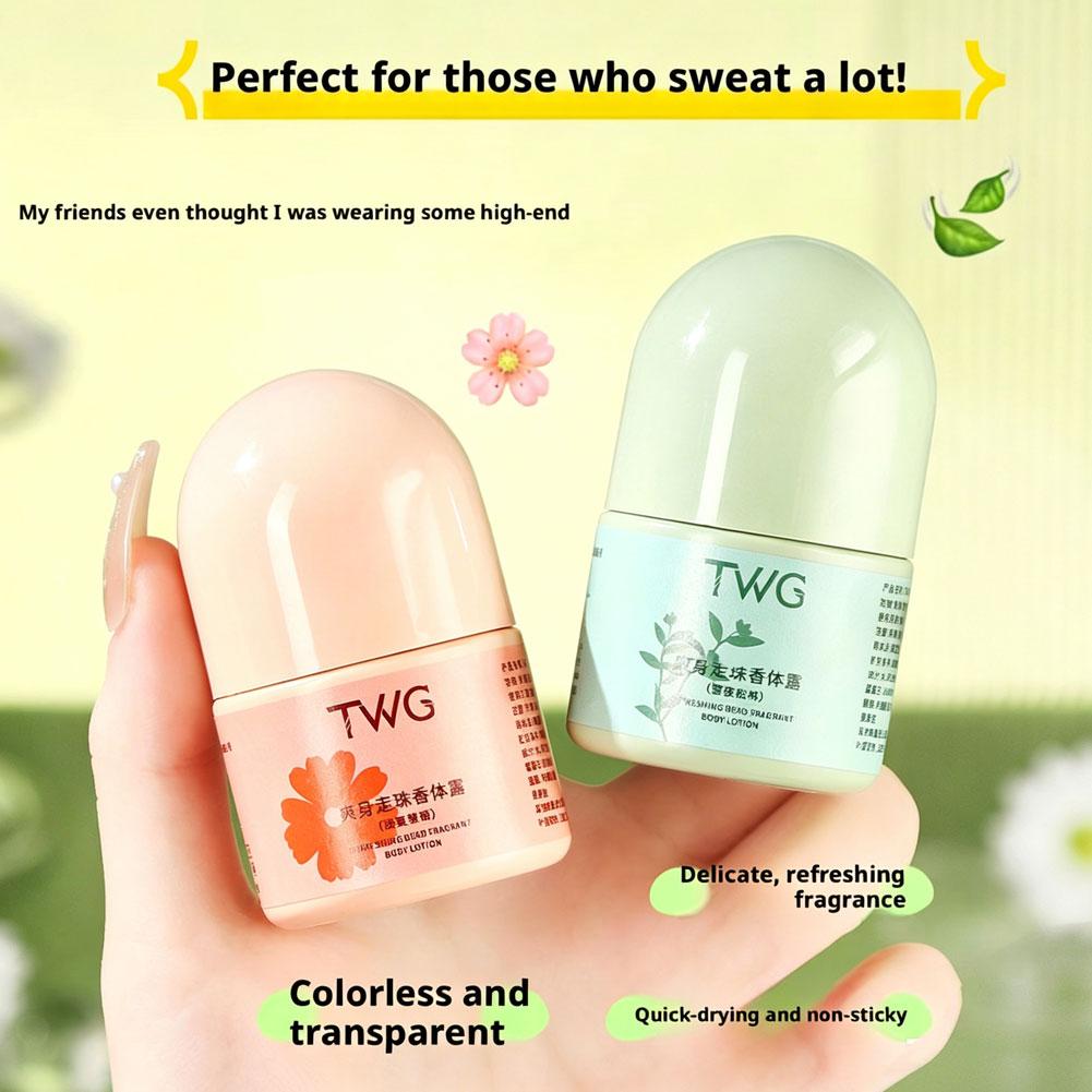 Perfume Fragrance Lotion - ชุดโลชั่นน้ำหอมโรแมนติก TWG พร้อมน้ำหอมโรลออนแบบพกพา กลิ่นเฟรช วอล์กกิ้ง บอล