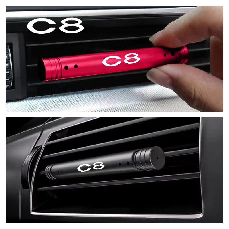 Perfume Fragrance Logo - น้ำหอมปรับอากาศในรถยนต์สำหรับ Citroen C8 พร้อมคลิปหนีบช่องแอร์ กลิ่นหอมจากน้ำมันหอมระเหย พร้อมอุปกรณ์ตกแต่งภายในรถยนต์