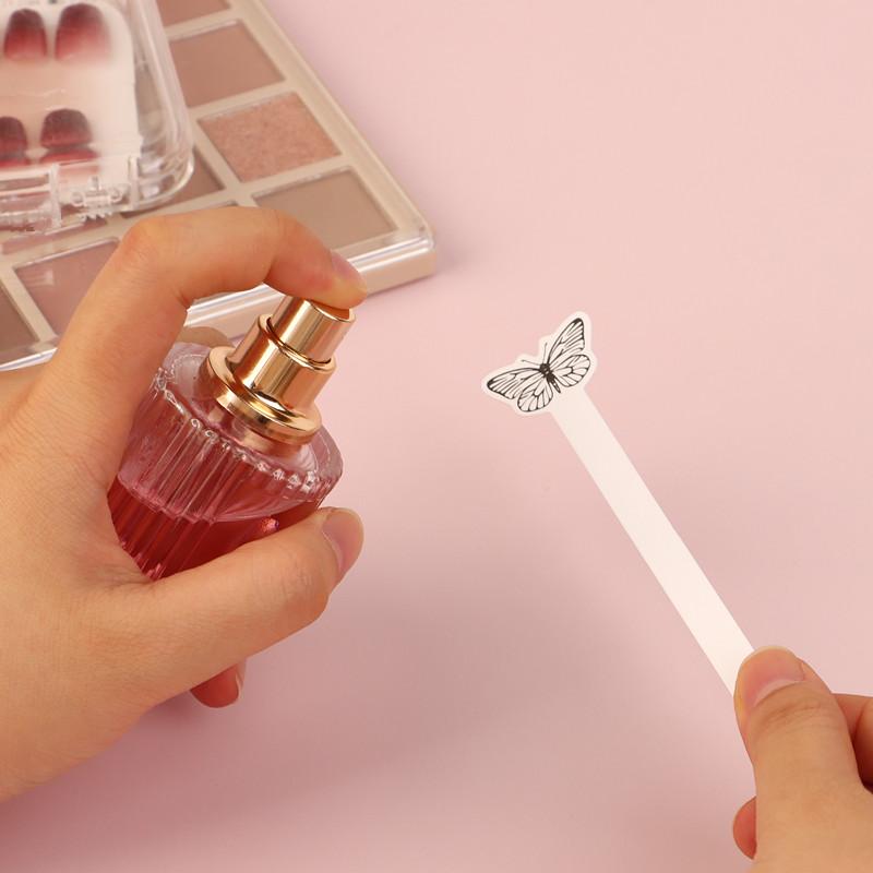 กระดาษทดสอบน้ำหอมรูปผีเสื้อ 10 - Perfume Fragrance Essential Oil บทวิจารณ์และราคา