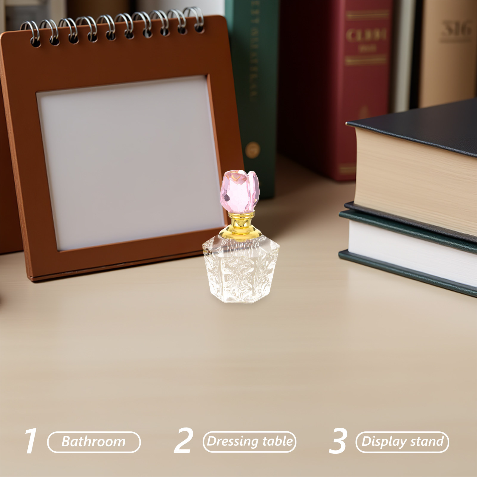 ขวดน้ำหอมคริสตัลเปล่าแบบเติมได - Perfume Fragrance Essential Oil บทวิจารณ์และราคา