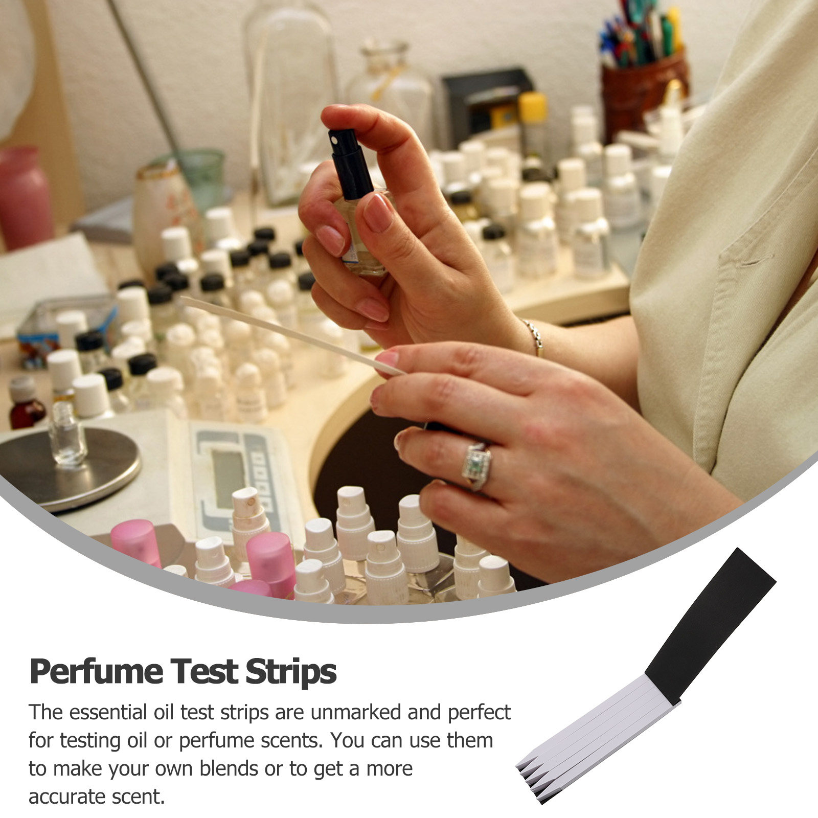 แผ่นทดสอบน้ำหอม 100 ชิ้น กระดา - Perfume Quality Fragrance Oils บทวิจารณ์และราคา