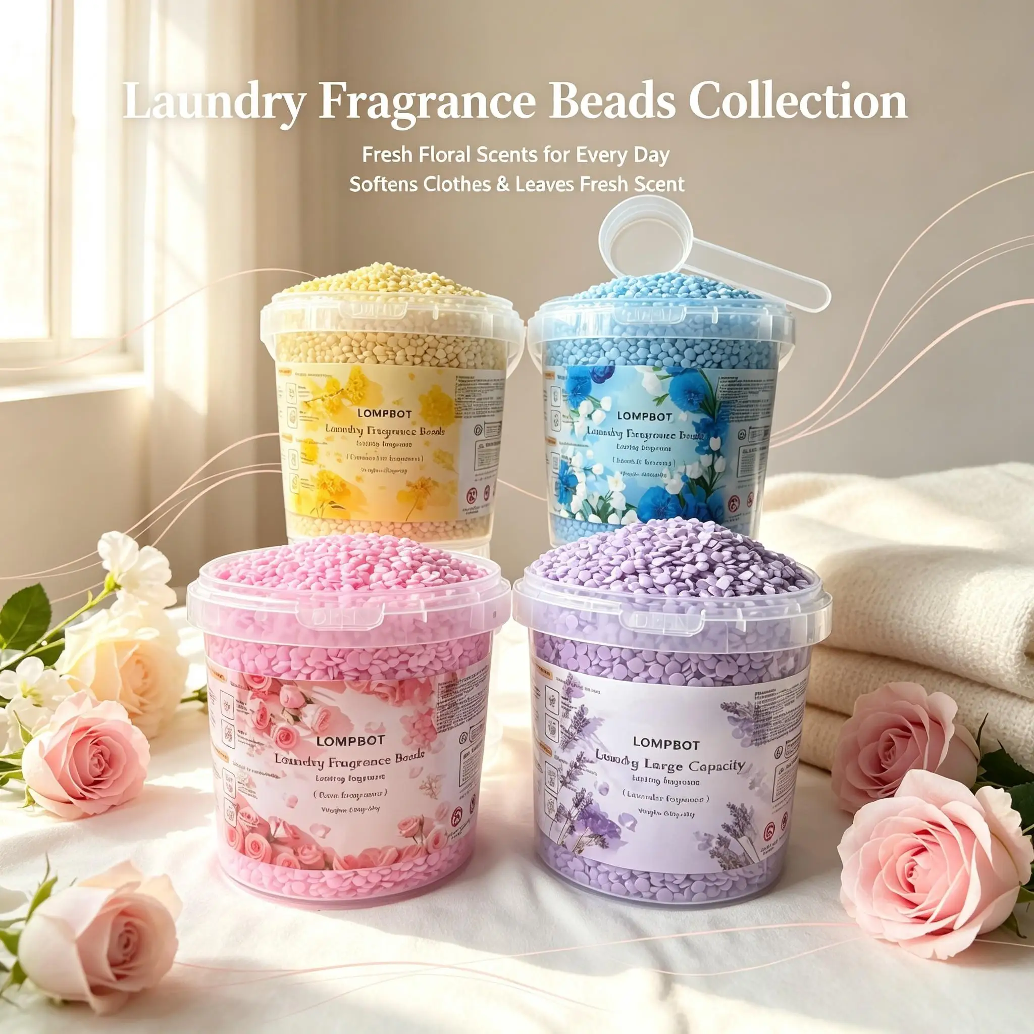 เม็ดน้ำหอมซักผ้าขนาดใหญ่ 800 ก - Perfume Fragrance Powder บทวิจารณ์และราคา