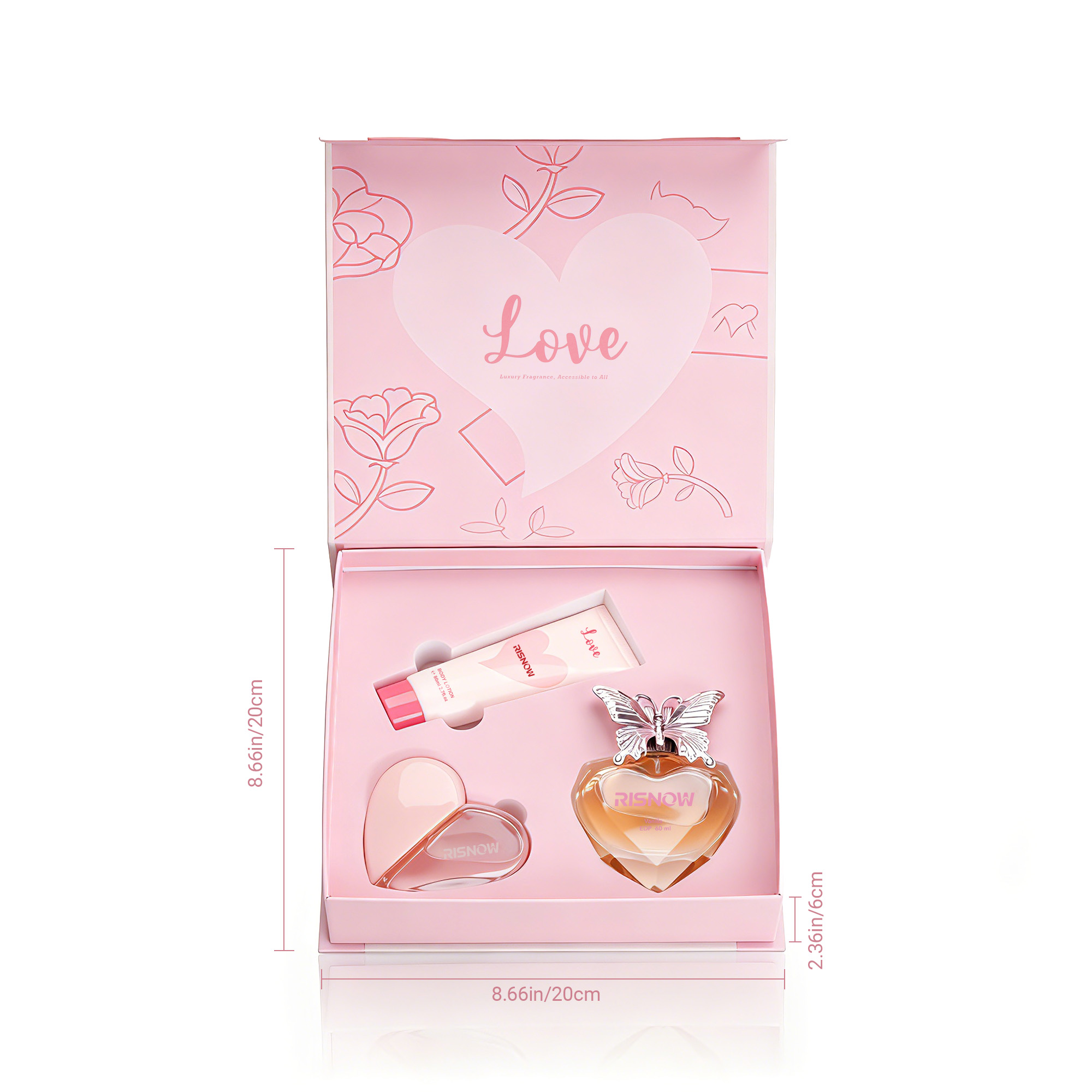 ชุดของขวัญน้ำหอม RISNOW สำหรับ - Perfume Fragrance Lotion บทวิจารณ์และราคา